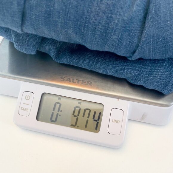 NWT Draper James Denim Ruffle Dress, Size 10 - Picture 7 of 7